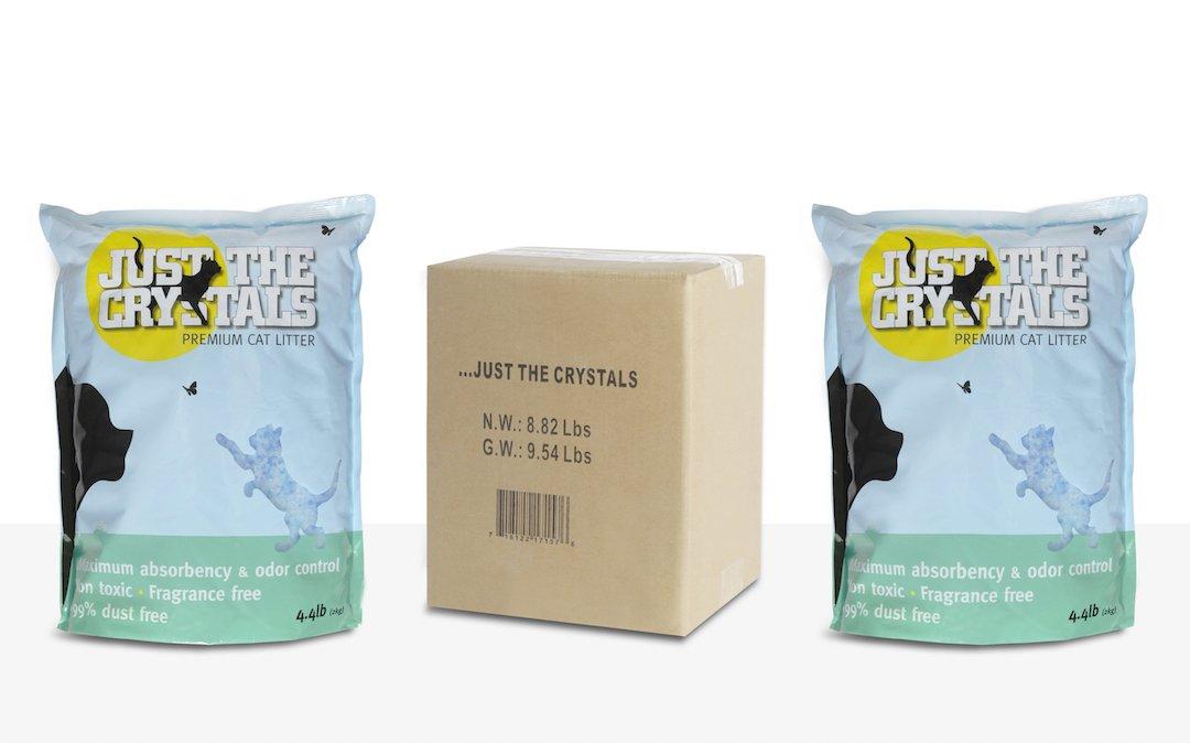 Just the Crystals 2Pack. Longest Lasting Premium Crystal Cat Litter