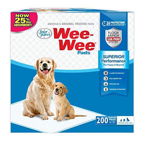 WeeWee Puppy Training Pee Pads 200Count 22" x 23" Standard Size Pads for Dogs 45663972295 eBay